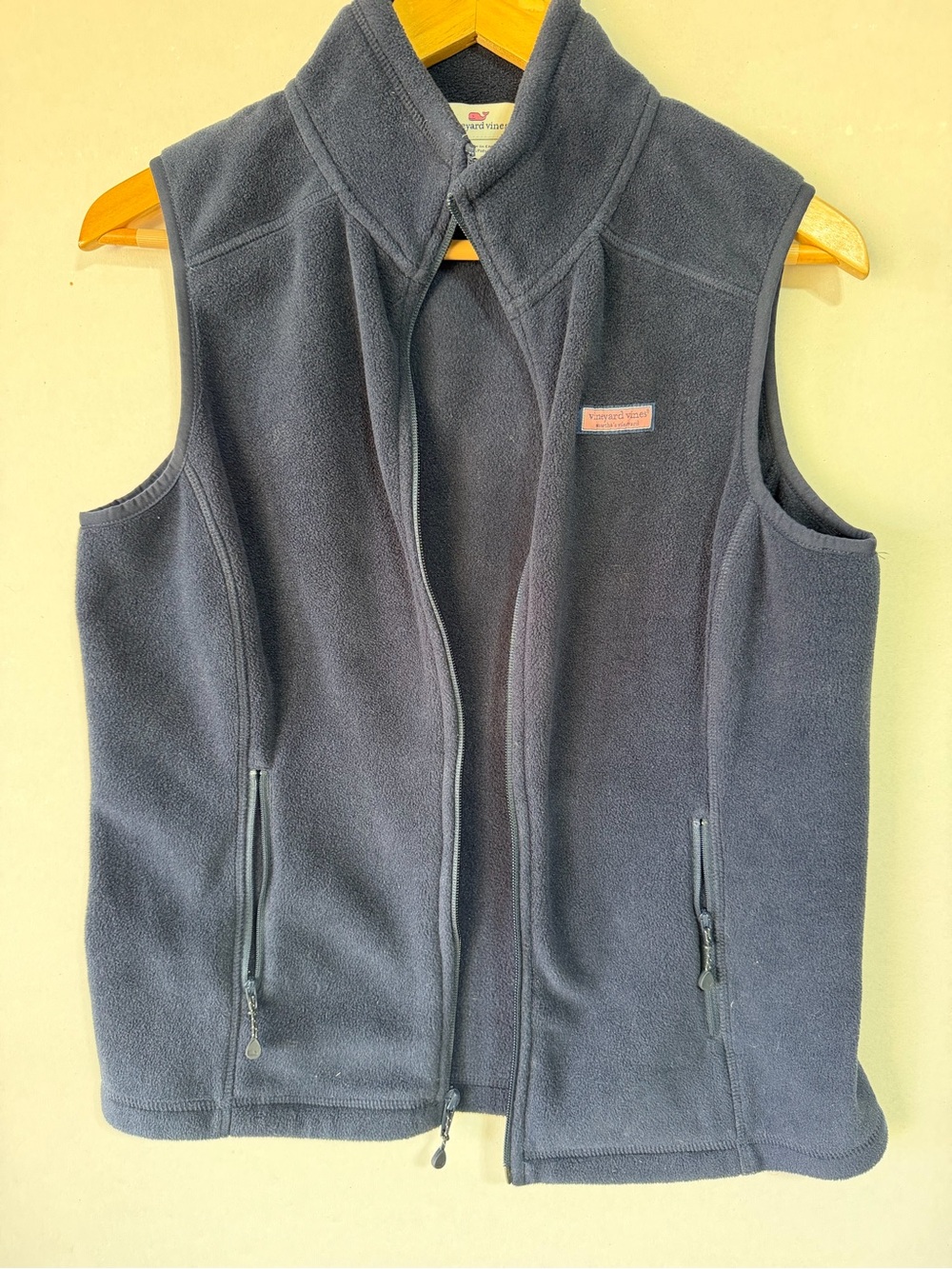 Vineyard Vines Navy Blue Fleece Vest